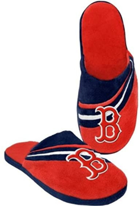 Boston Red Sox Slipper - Big Logo Stripe - (1 Pair) - L