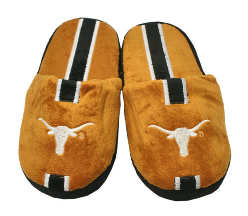 Texas Longhorns Slipper - Youth 8-16 Size 7-8 Stripe - (1 Pair) - XL