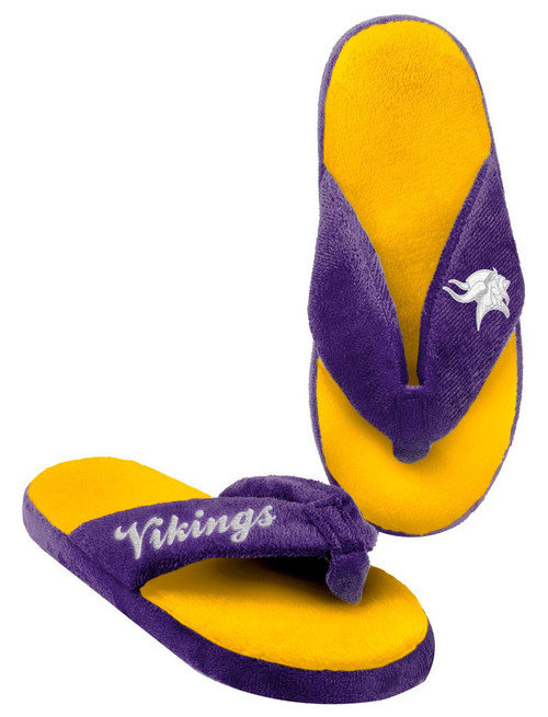 Minnesota Vikings Slipper - Women Thong Flip Flop - (1 Pair) -XL