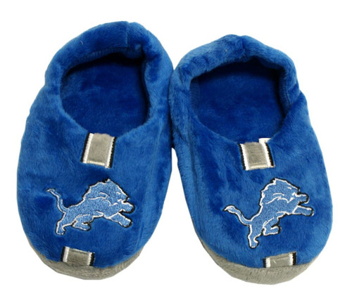 Detroit Lions Slipper - Youth 4-7 Size 10-11 Stripe - (1 Pair) - M