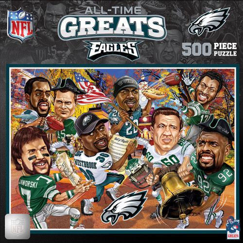 Philadelphia Eagles Puzzle 500 Piece All-Time Greats