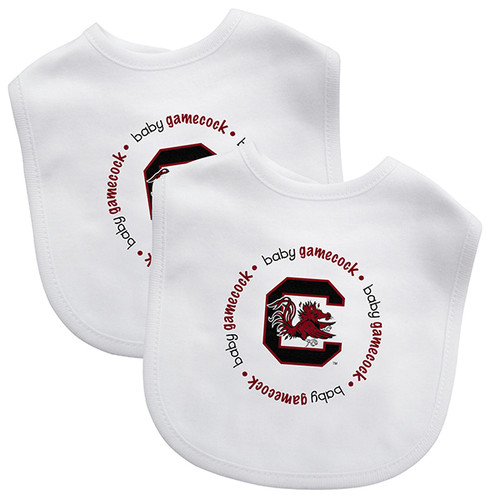 South Carolina Gamecocks Baby Bib 2 Pack