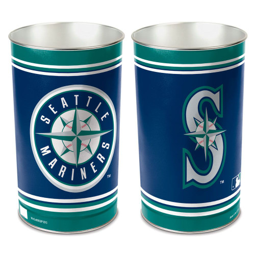 Seattle Mariners Wastebasket 15 Inch - Special Order