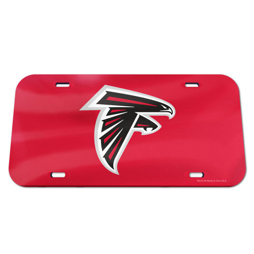 Atlanta Falcons License Plate Acrylic - Special Order