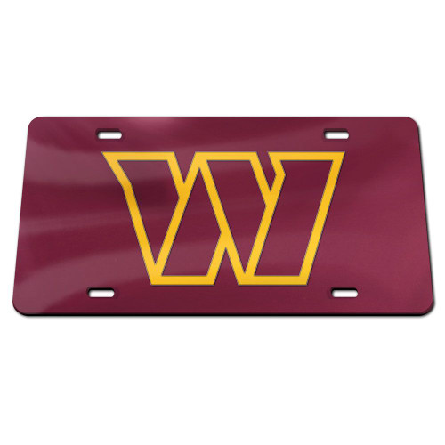 Washington Commanders License Plate Acrylic - Special Order