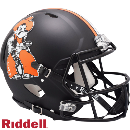 Oklahoma State Cowboys Helmet Riddell Authentic Full Size Speed Style Pistol Pete - Special Order
