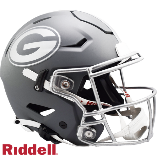 Georgia Bulldogs Helmet Riddell Authentic Full Size SpeedFlex Style Slate Alternate