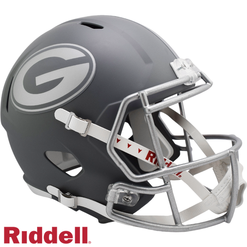 Georgia Bulldogs Helmet Riddell Replica Full Size Speed Style Slate Alternate