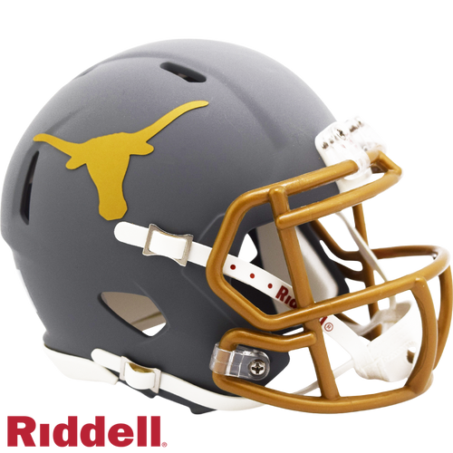 Texas Longhorns Helmet Riddell Replica Mini Speed Style Slate Alternate