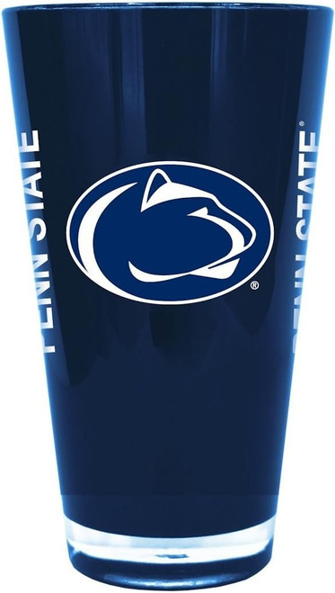 Penn State Nittany Lions Glass 20oz Pint Plastic Insulated