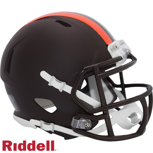 Cleveland Browns Helmet Riddell Replica Mini Speed Style On-Field Alternate 2025