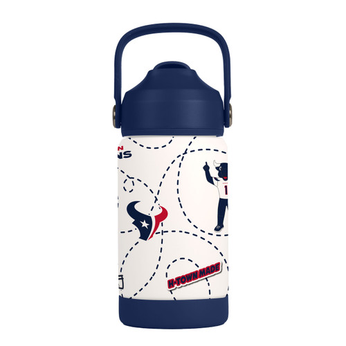 Houston Texans Kids Bottle 12oz Stainless Steel Mascot