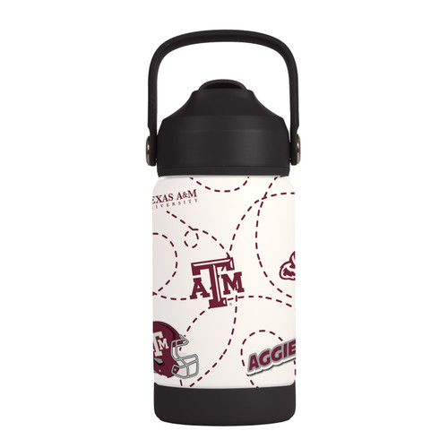 Texas A&M Aggies Kids Bottle 12oz Stainless Steel Mascot