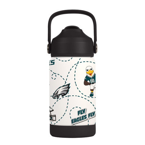 Philadelphia Eagles Kids Bottle 12oz Stainless Steel Mascot