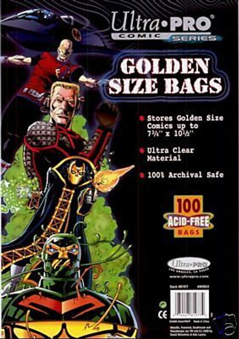 Comic Bags - Current Size (100 per pack) - Caseys Distributing