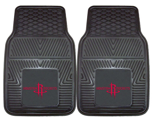 Houston Rockets Heavy Duty 2-Piece Vinyl Car Mats - Special Order