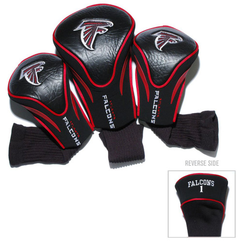 Atlanta Falcons Golf Club 3 Piece Contour Headcover Set - Special Order