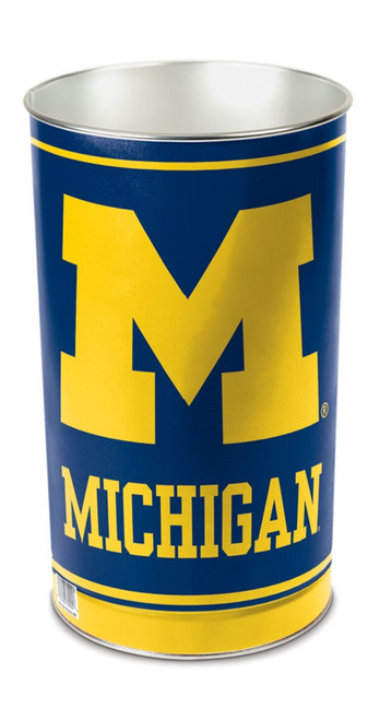 Michigan Wolverines Wastebasket 15 Inch