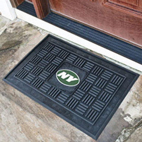 New York Jets Door Mat Medallion 19x30 - Special Order