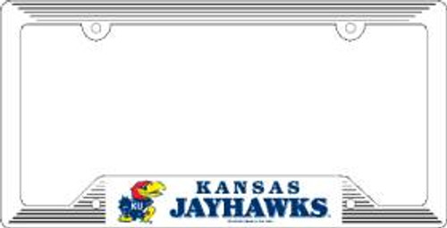 Kansas Jayhawks Plastic License Plate Frame