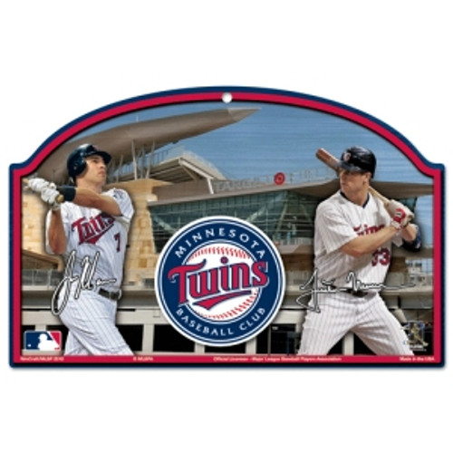 Minnesota Twins Wood Sign - Players Design