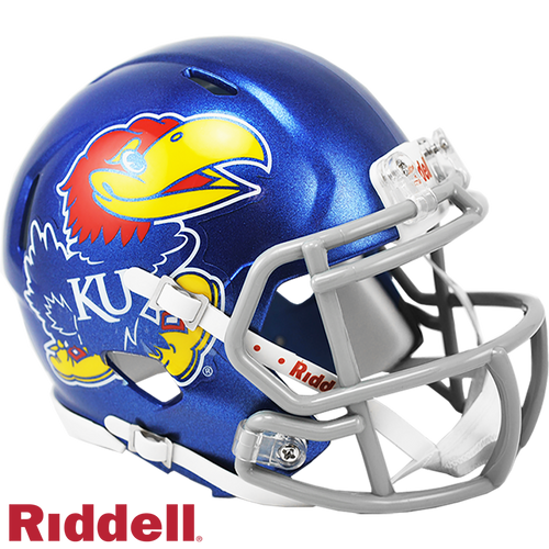 Kansas Jayhawks Helmet Riddell Replica Mini Speed Style