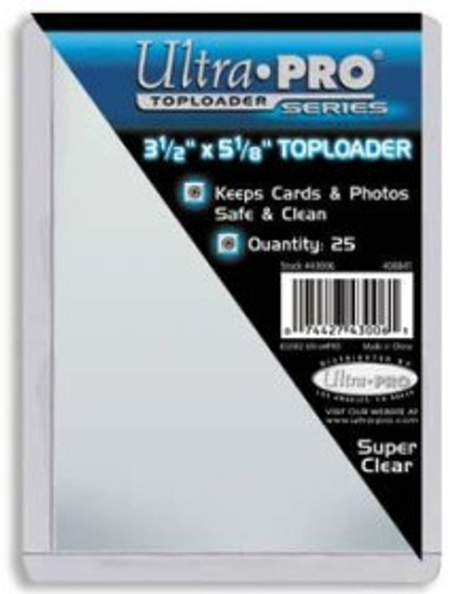 Toploader - 3.5x5 1/8 Clear (25 per pack)