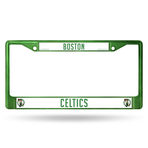 Boston Celtics License Plate Frame Metal Green - Special Order