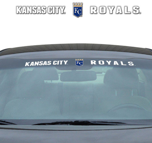 Kansas City Royals Decal 35x4 Windshield - Special Order
