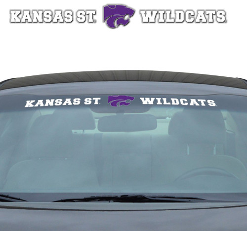 Kansas State Wildcats Decal 35x4 Windshield - Special Order