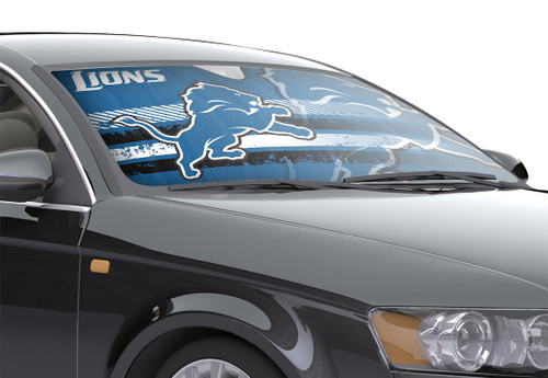 Detroit Lions Auto Sun Shade - 59"x27"