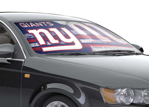 New York Giants Auto Sun Shade - 59"x27"