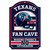 Houston Texans Sign 11x17 Wood Fan Cave Design