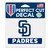 San Diego Padres Decal 4.5x5.75 Perfect Cut Color - Special Order
