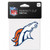 Denver Broncos Decal 4x4 Perfect Cut Color