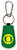 Oregon Ducks Keychain Team Color Basketball CO