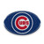 Chicago Cubs Auto Emblem - Oval Color Bling