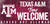 Texas A&M Aggies Wood Sign Fans Welcome 12x6 - Special Order