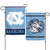 North Carolina Tar Heels Flag 12x18 Garden Style 2 Sided