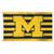 Michigan Wolverines Flag 3x5 Deluxe Style Stars and Stripes Design - Special Order