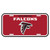 Atlanta Falcons License Plate Plastic