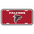 Atlanta Falcons License Plate Plastic