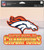 Denver Broncos Decal 8x8 Perfect Cut Color Super Bowl 50 Champion Design CO