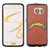Los Angeles Chargers Phone Case Classic Football Pebble Grain Feel Samsung Galaxy S6 CO