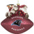 Carolina Panthers Ornament 5 1/2 Inch Peggy Abrams Glass Football CO