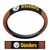 Pittsburgh Steelers Steering Wheel Cover Premium Pigskin Style