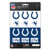 Indianapolis Colts Decal Set Mini 12 Pack