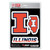 Illinois Fighting Illini Decal Die Cut Team 3 Pack