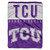 TCU Horned Frogs Blanket 60x80 Raschel Basic Design