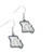 Detroit Tigers Earrings State Design - Special Order